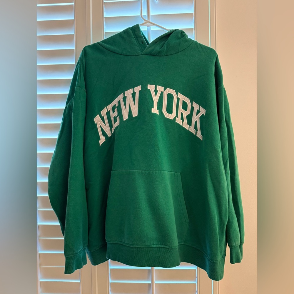 H&M Women’s Embroidered New York Hoodie